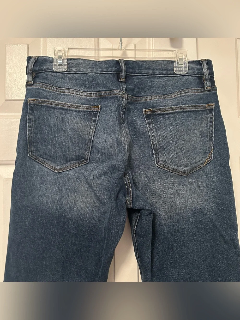 Banana Republic Legacy Men's 33x30 Straight Fit Blue Denim Jeans Medium Wash